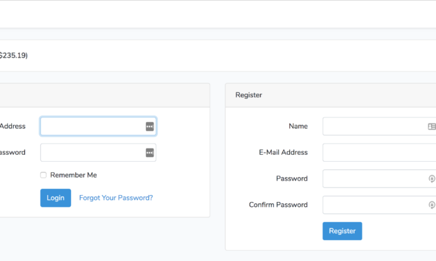 لاراول: فرم های ورود و ثبت نام در همان صفحه