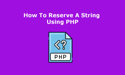 نحوه رزرو رشته با استفاده از PHP