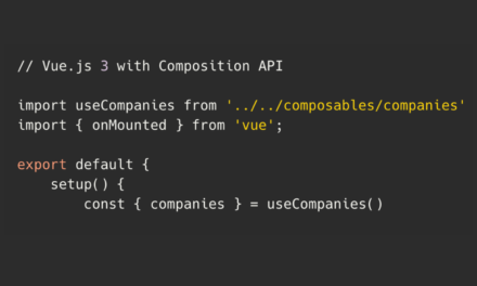 لاراول 8 + Vue.js 3 CRUD با API Composition
