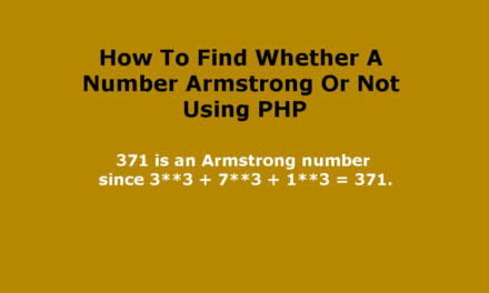 چگونه می توان متوجه شد که یک شماره آرمسترانگ از PHP استفاده می کند یا خیر