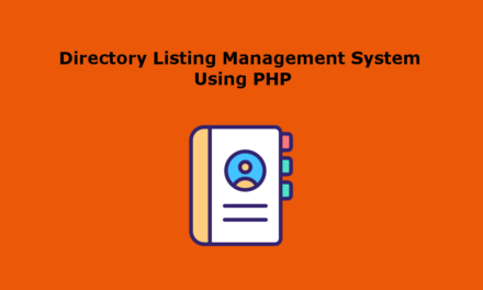 سیستم مدیریت فهرست فهرست با استفاده از PHP