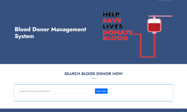 سیستم مدیریت اهداکنندگان خون با استفاده از CodeIgniter