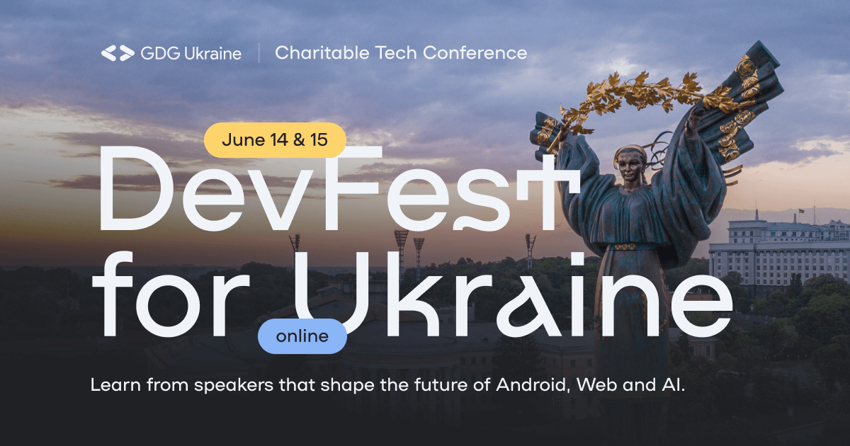 DevFest برای اوکراین، کنفرانس خیریه در مورد آینده فناوری 🇺🇦 — مجله Smashing