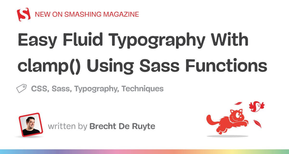 تایپوگرافی سیال آسان با گیره() با استفاده از توابع Sass – مجله Smashing